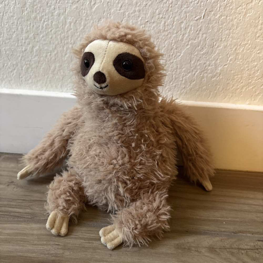 Jellycat Selma Sloth Retired Plush Stuffed Animal Rare Authentic Tan Small 9"